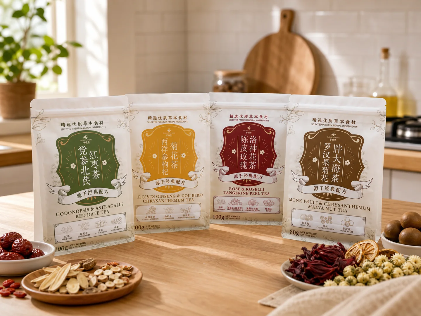 Custom printed snack and food packaging range made by Zhongfeng Packaging