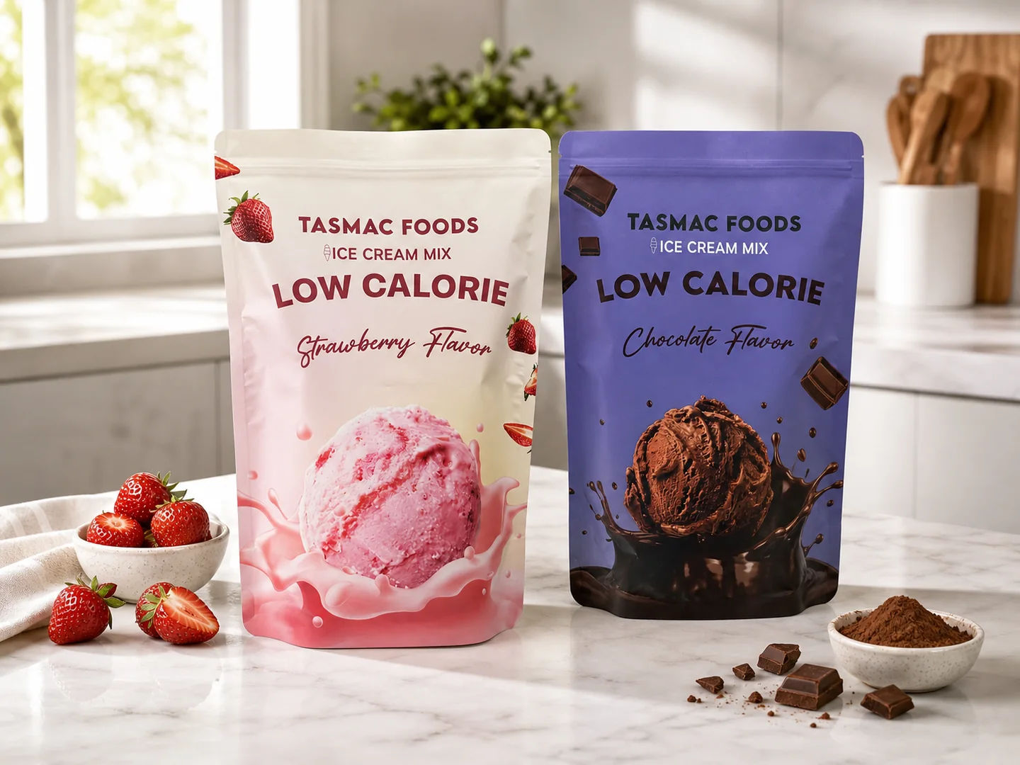 Custom dessert and bakery mix pouch made by Zhongfeng Packaging