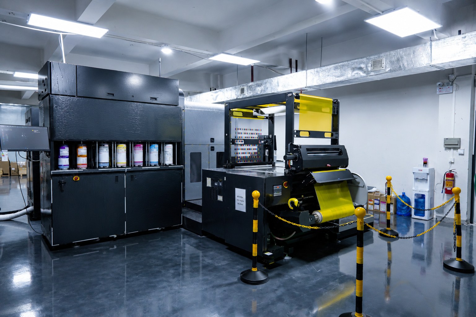 Clean digital printing workshop at Zhongfeng Packaging