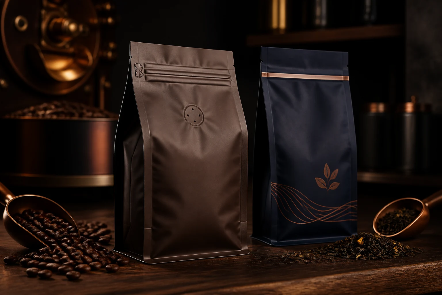 Custom coffee and tea packaging concepts