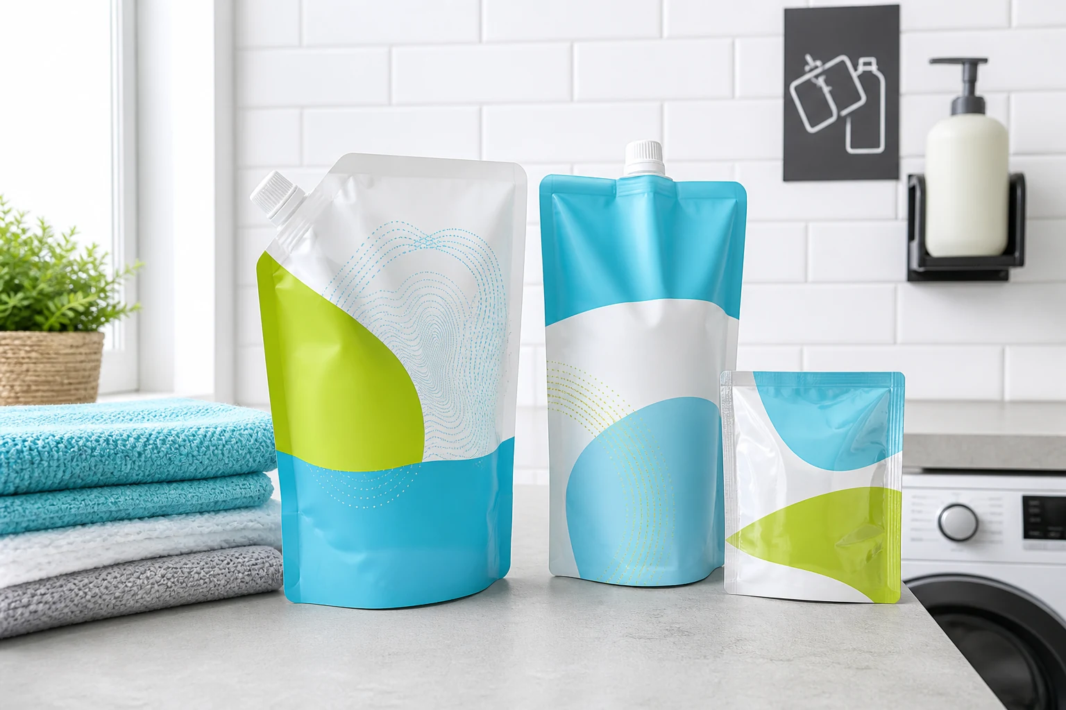 Custom household refill spout pouch concepts