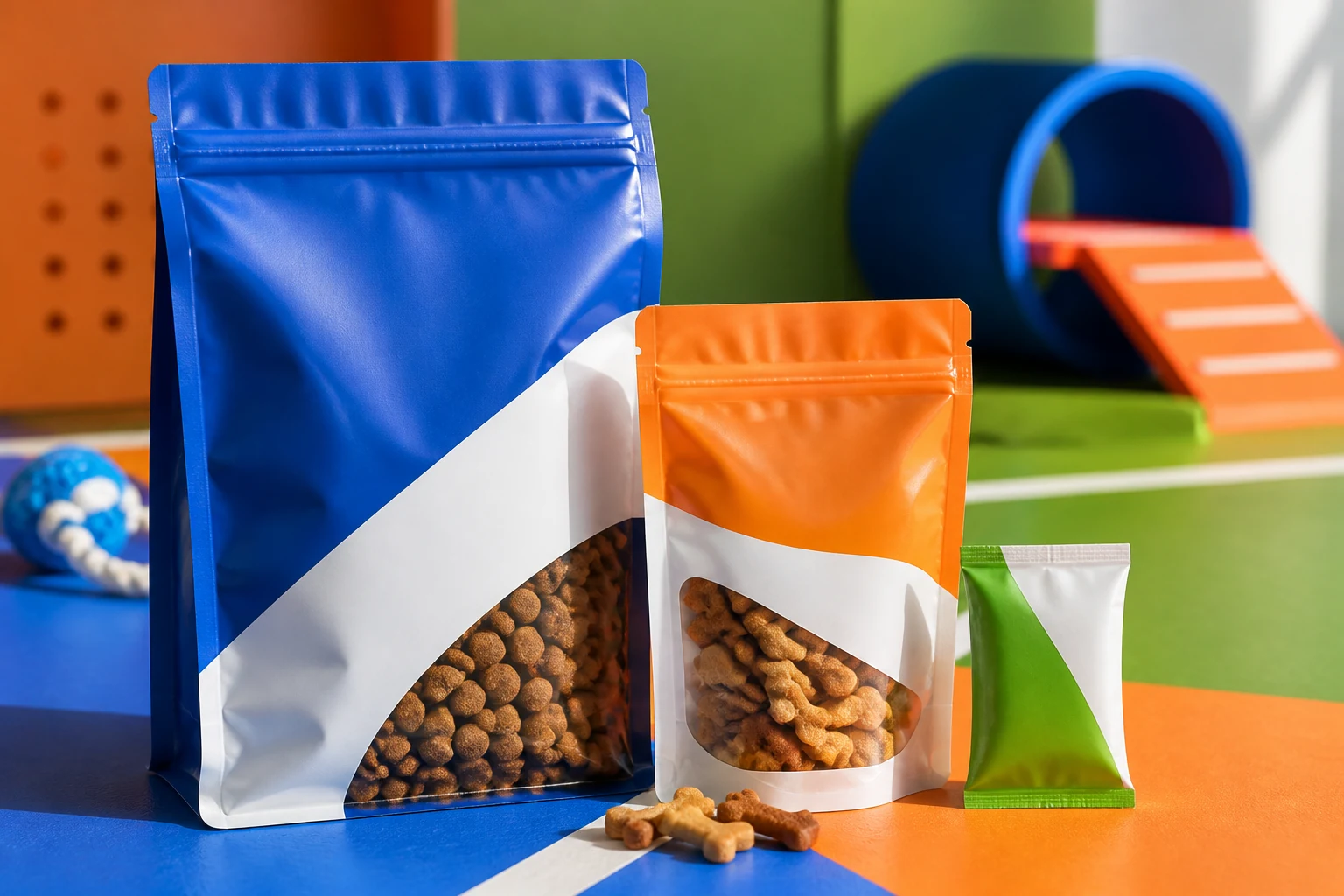 Custom pet food and pet treat packaging concepts