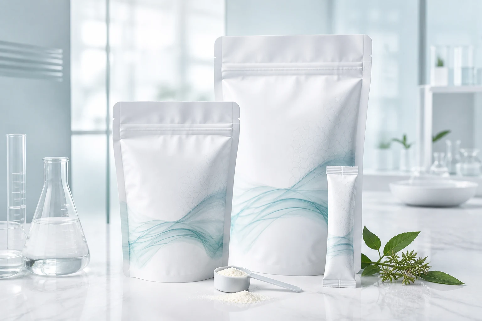 Custom supplement and wellness pouch concepts